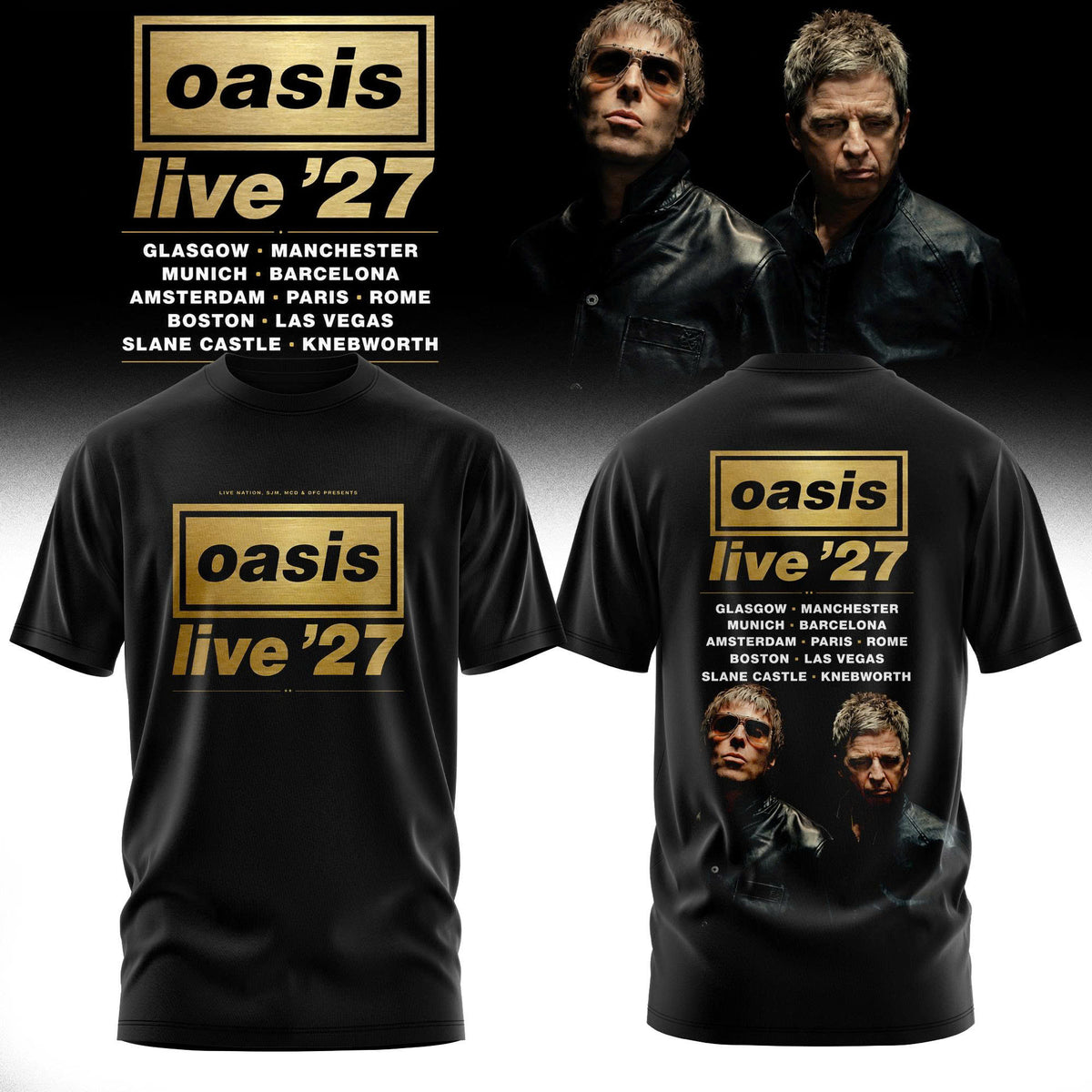 _                                                                        Oasis Live 27 Edition Tee