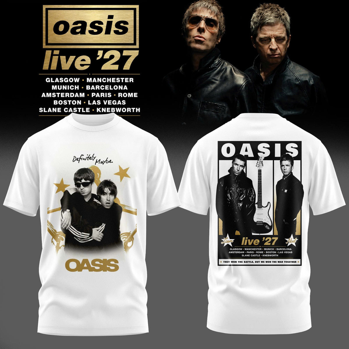 _                                                                        Oasis Live 27 Edition Tee