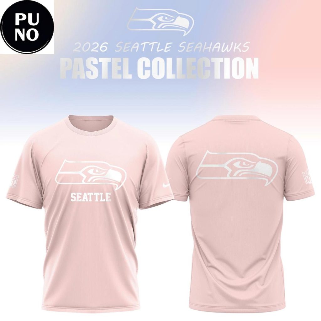 2026 Seattle Seahawks Travel Pastels Tshirt