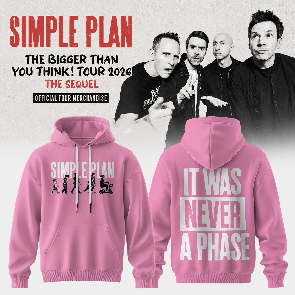 The Bigger Than You Think Tour 2026 Classic 3D Graphic Tee – Pop Punk Rock