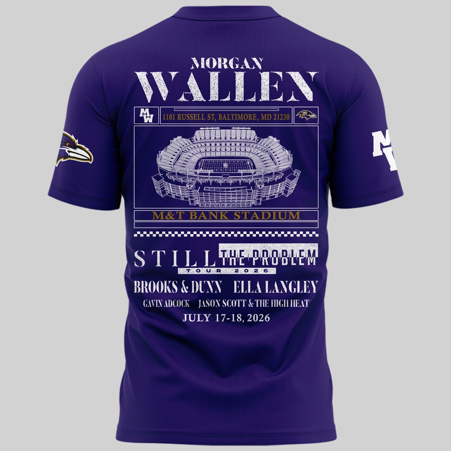 Exclusive Version Baltimore Ravens x MW Tshirt 2026