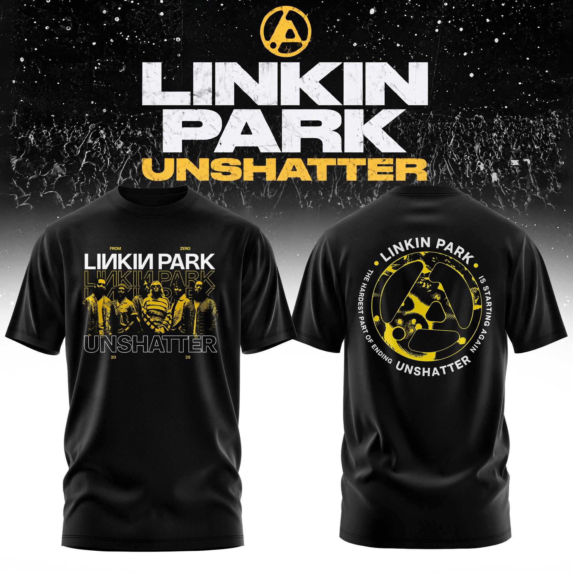 Lnk Prk Unshatter 3D All-Over Print T-Shirt V5