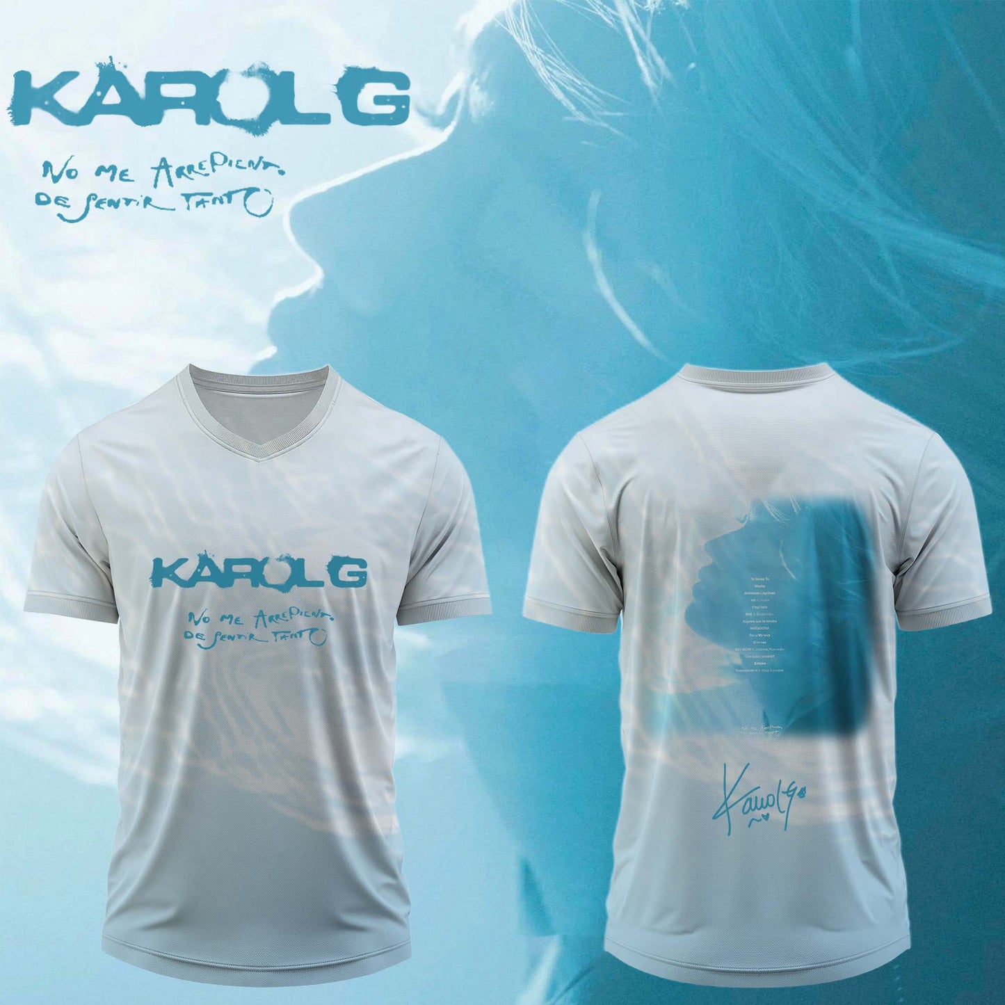 ,KaRol G Album “NO ME ARREPIENTO DE SENTIR TANTO” 🩵 – Jersey