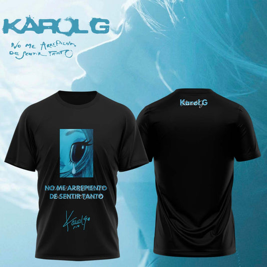 ,KaRol G Album “NO ME ARREPIENTO DE SENTIR TANTO” 🩵 – Tshirt