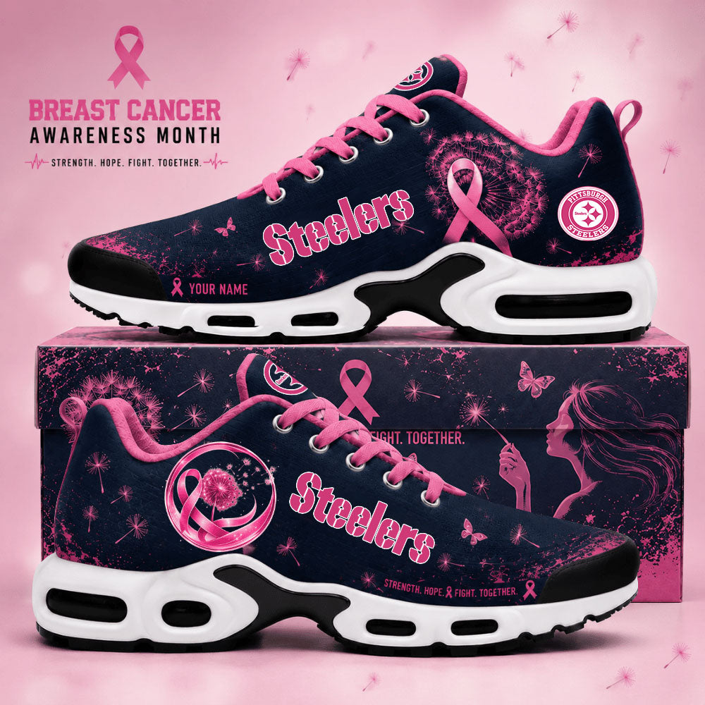 Limited Edition Pittsburgh Steelers Breast Cancer Awareness x Dandelion of Hope Sneakers