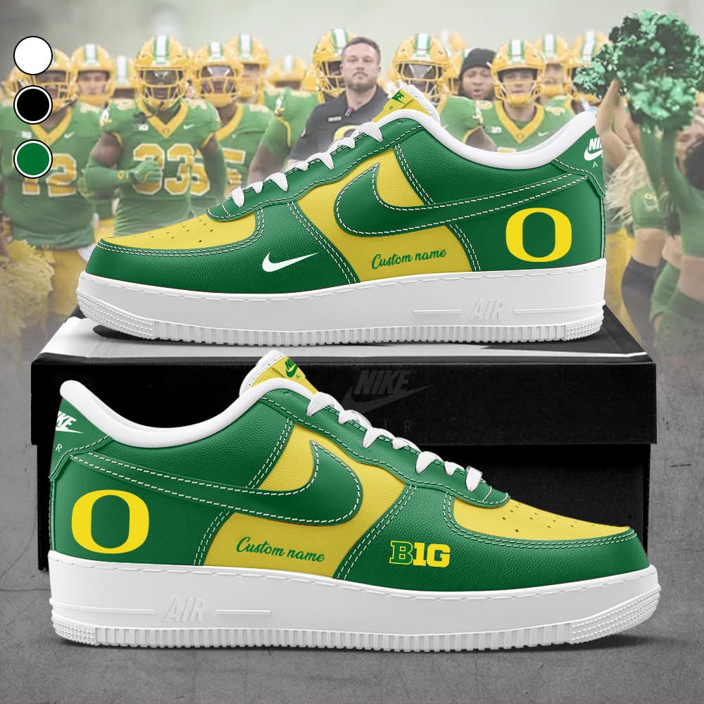 Oregon Ducks - AF1 New Shoes