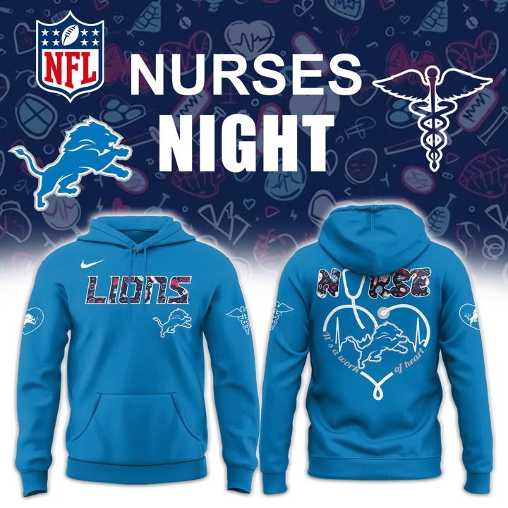 Detroit Lions - Nurses Night 2026 Hoodie