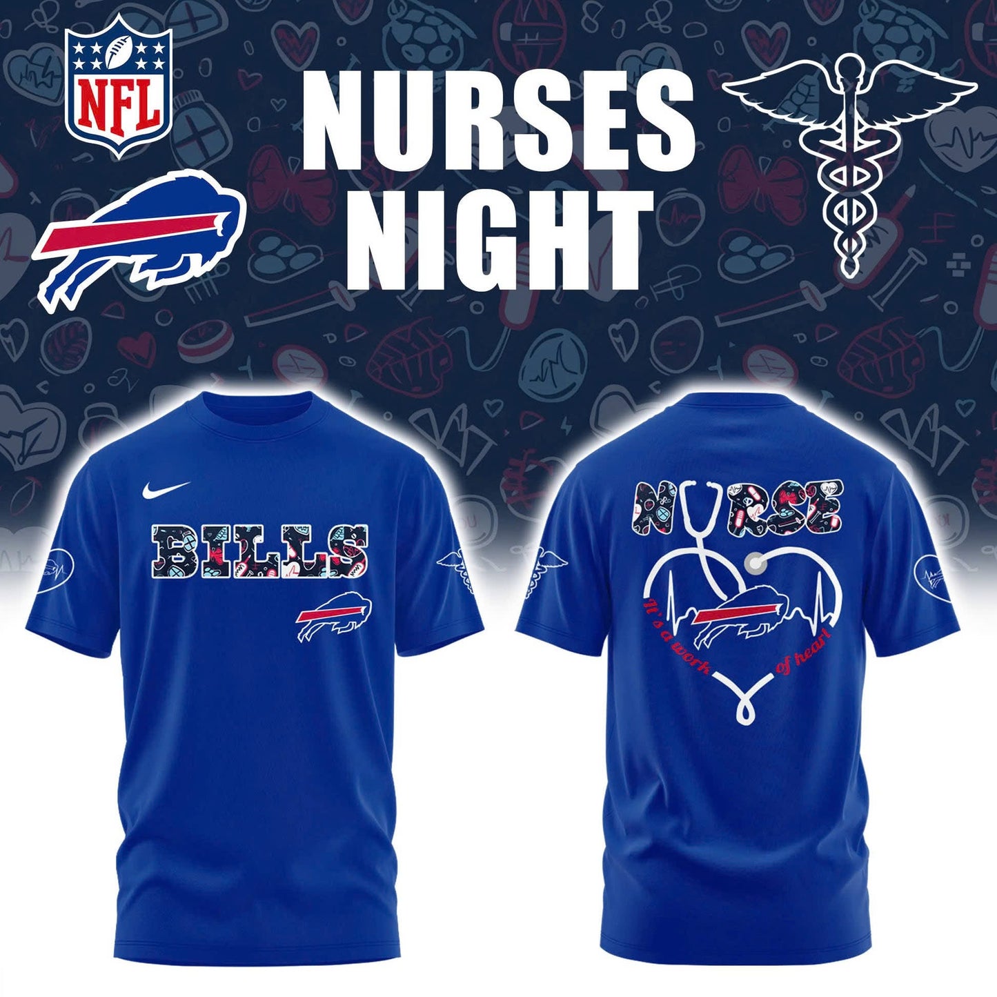 2026 Buffalo Bills - Nurses Night Limited Edition