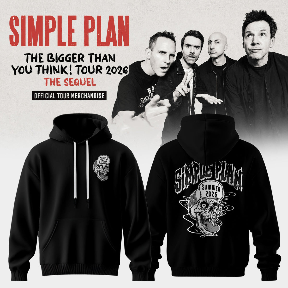 The Bigger Than You Think Tour 2026 Classic 3D Graphic Tee – Pop Punk Rock