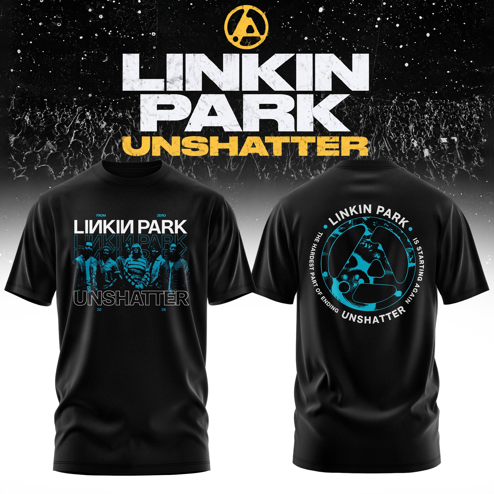 Lnk Prk Unshatter 3D All-Over Print T-Shirt V4