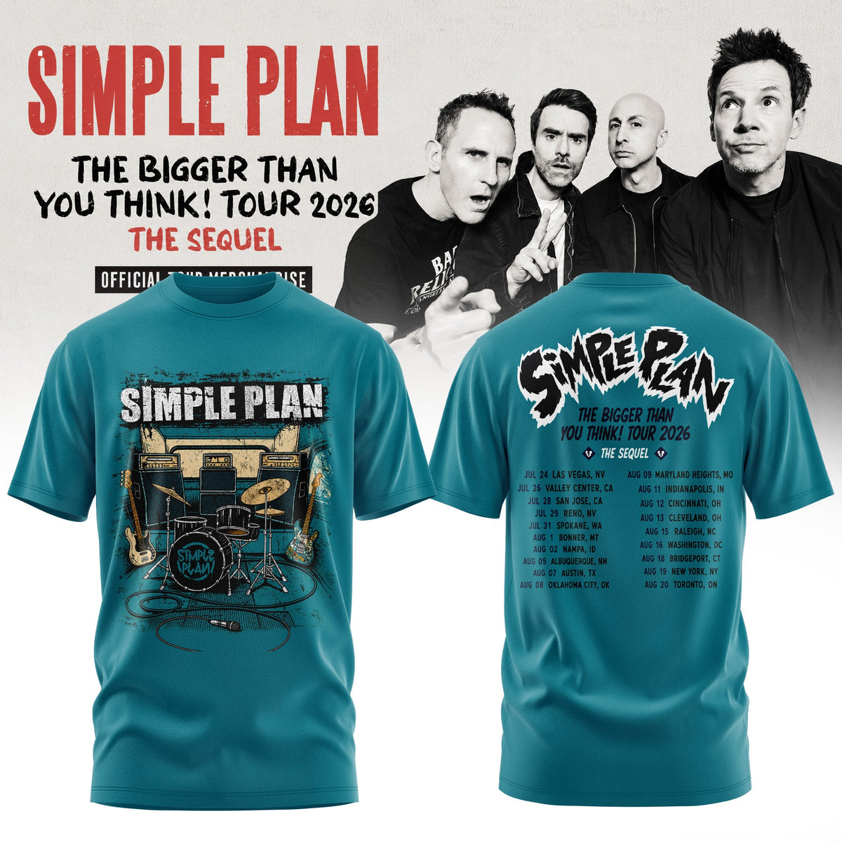 Limited Edition Bigger Than You Think! Tour Shirt