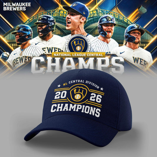 _                                                                                M.Brewers 2026 NL Central Division Champions Limited Cap