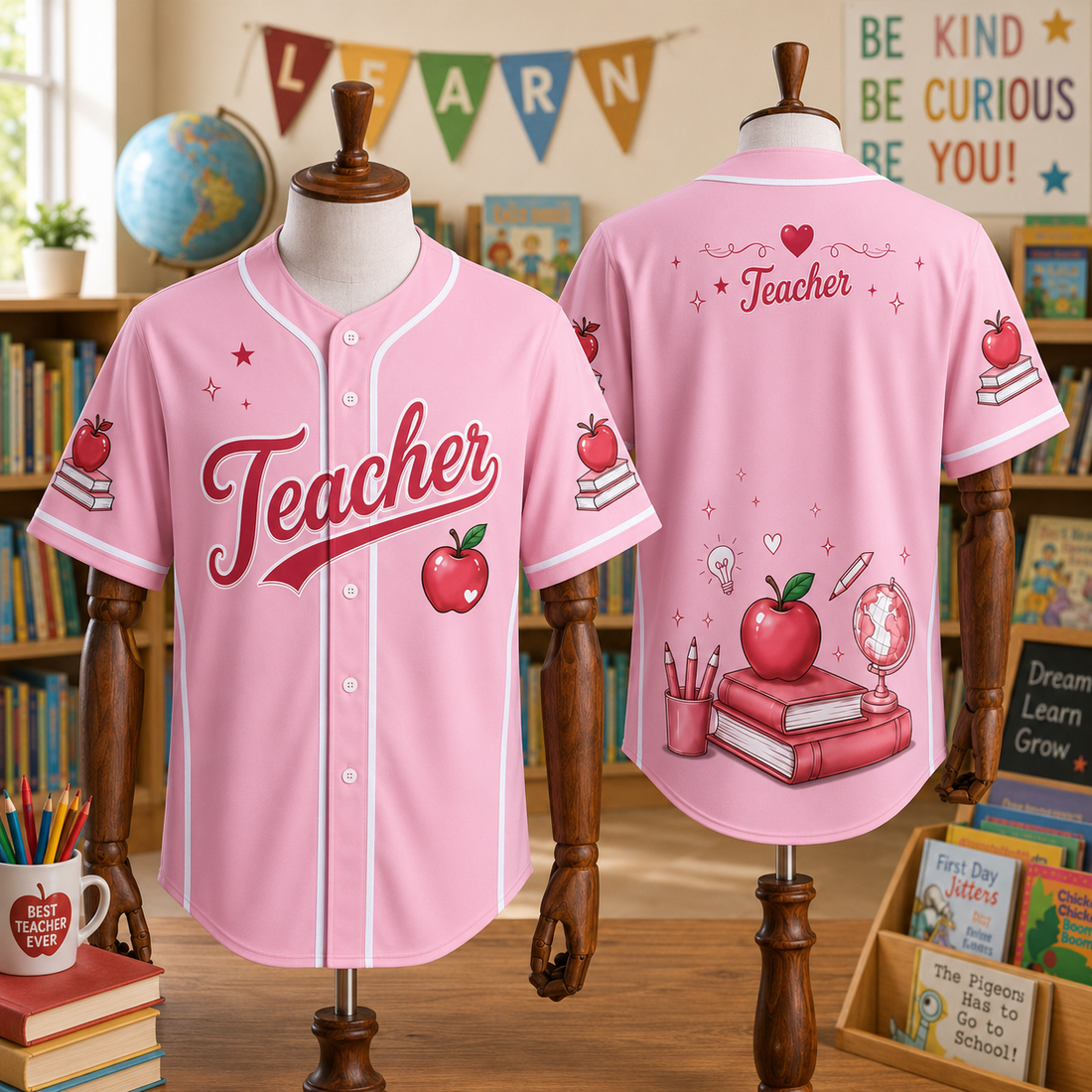 Teacher Baseball Jersey, Back-to-school 2026