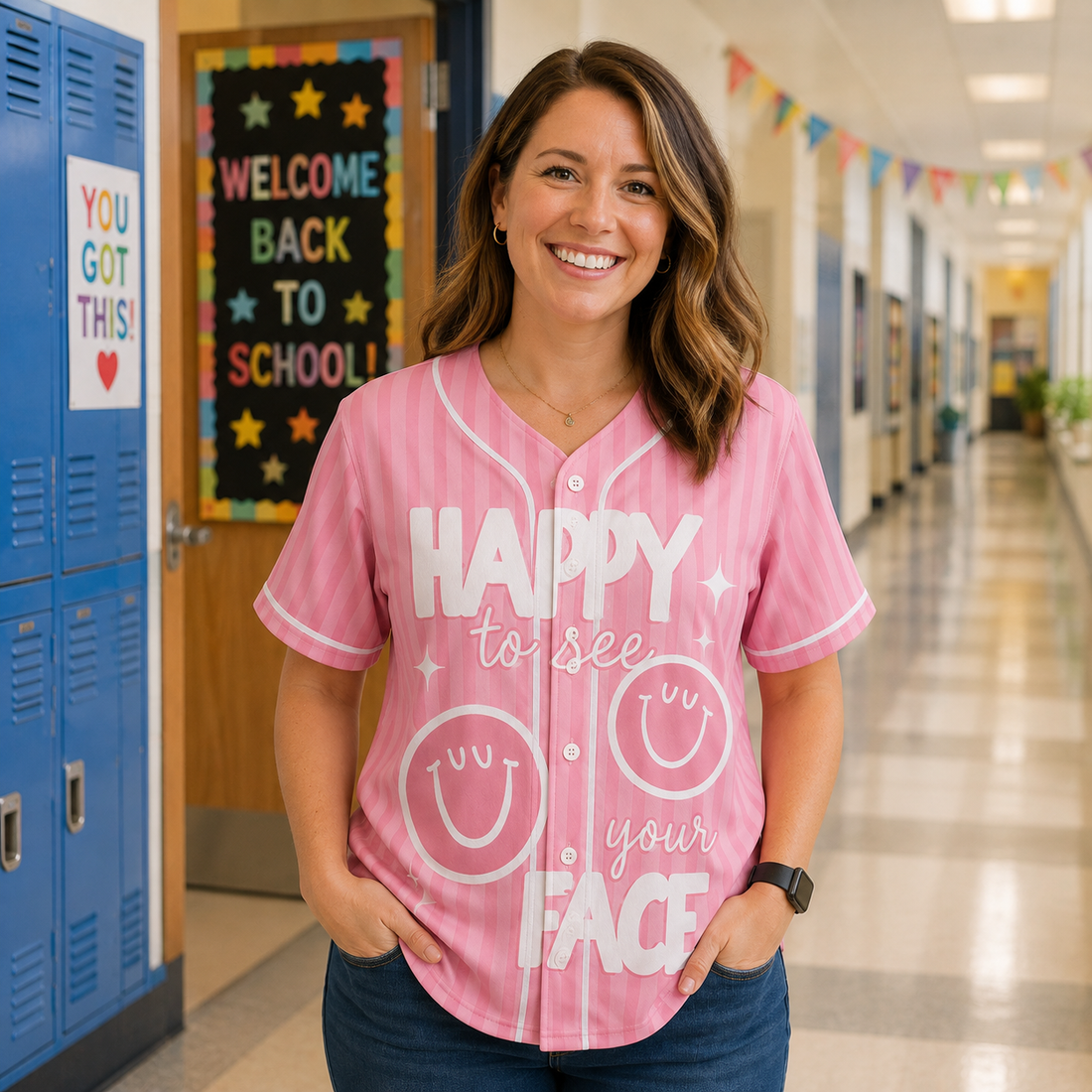 Teacher Baseball Jersey, Back-to-school 2026