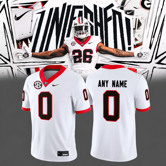 White Georgia Bulldogs Jersey - Limited Edition