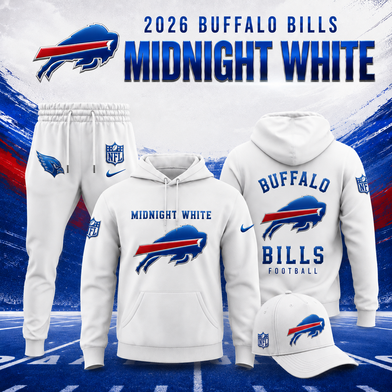 2026 Buffalo Bills - Midnight White Limited Edition