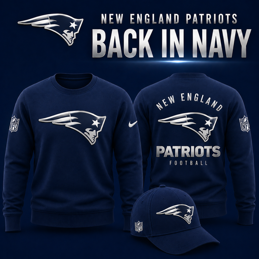 NE Patriots - Back In Navy 2026 Limited Edition Sweater
