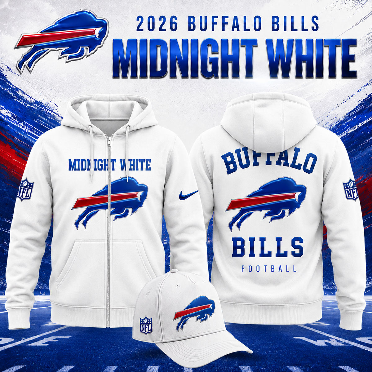 2026 Buffalo Bills - Midnight White Limited Edition