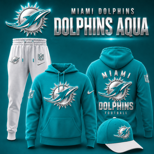 Miami Dolphins - Aqua Dolphins 2026 Limited Edition Hoodie