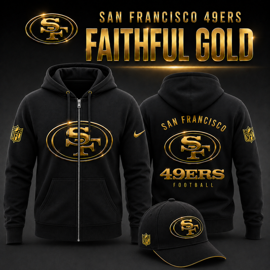SF 49ERS - Faithful Gold 2026 Limited Edition ZipHoodie
