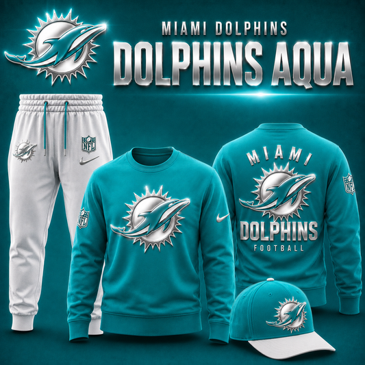 Miami Dolphins - Aqua Dolphins 2026 Limited Edition Sweater