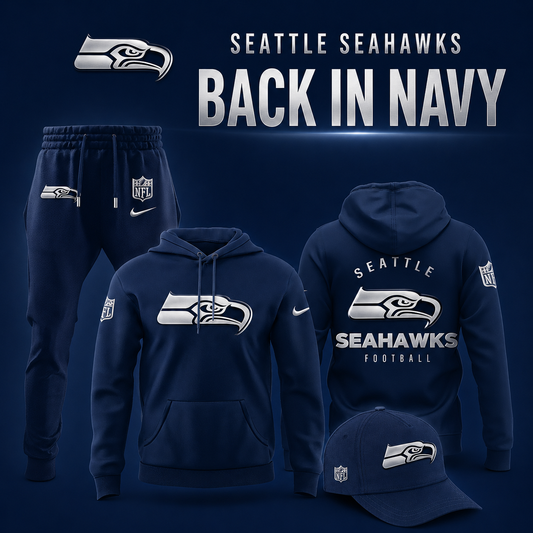 Seattle Seahawks - Back In Navy 2026 Limited Edition Hoodie