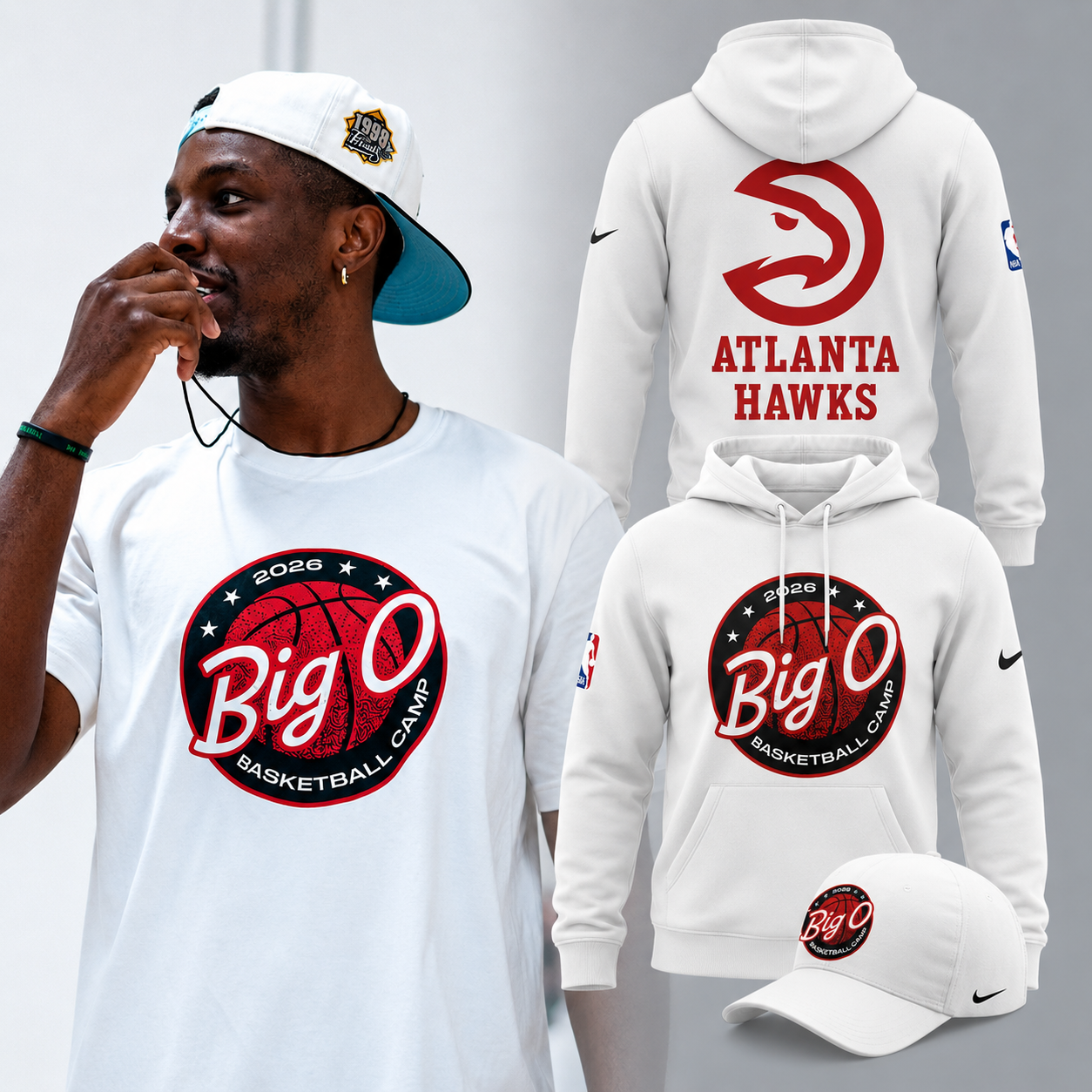 Atlanta Hawks Big O Basketball Camp 2026 Hoodie