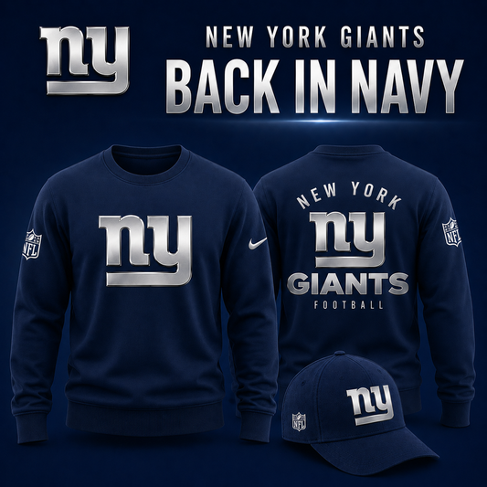 NY Giants - Back In Navy 2026 Limited Edition Sweater