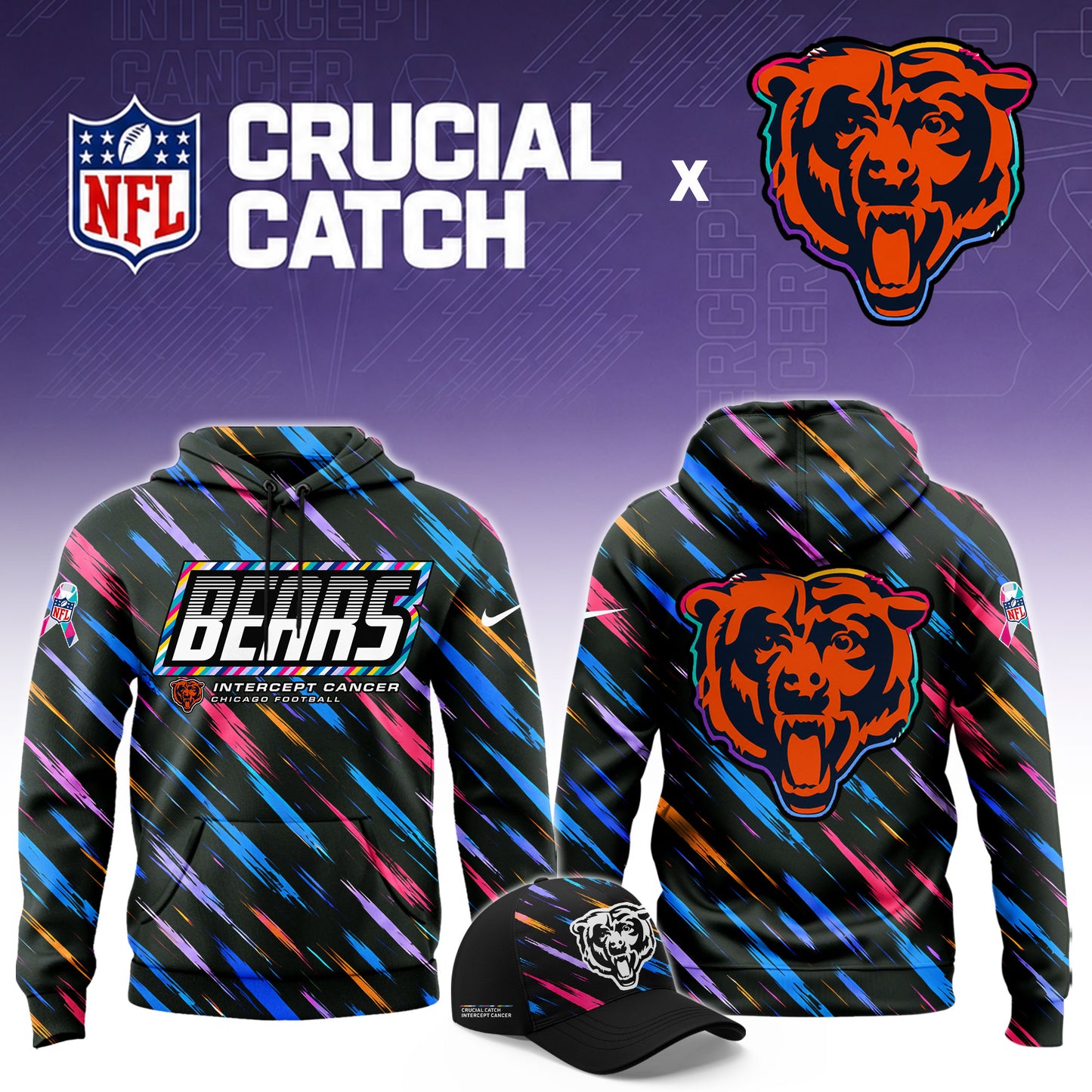 _C.Bears 2026 NFL Crucial Catch Limited Hoodie
