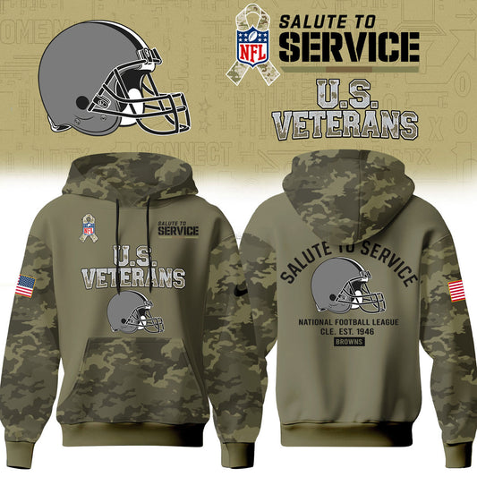 Cleveland Browns Salute To Service 2026 – Hoodie