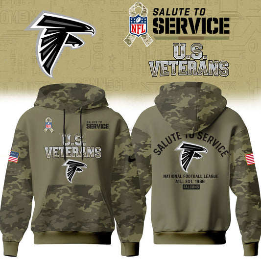 Atlanta Falcons Salute To Service 2026 – Hoodie