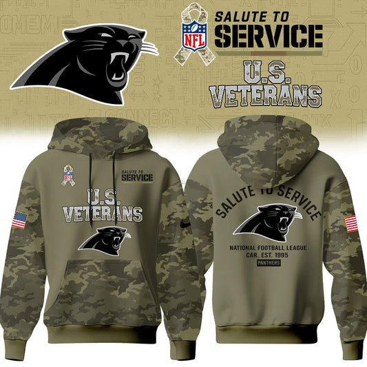 Carolina Panthers Salute To Service 2026 – Hoodie