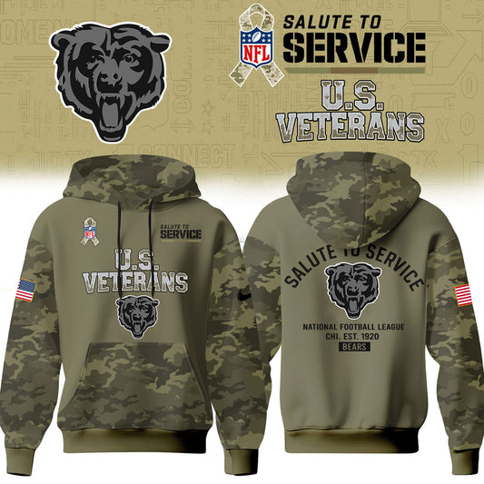 Chicago Bears Salute To Service 2026 – Hoodie