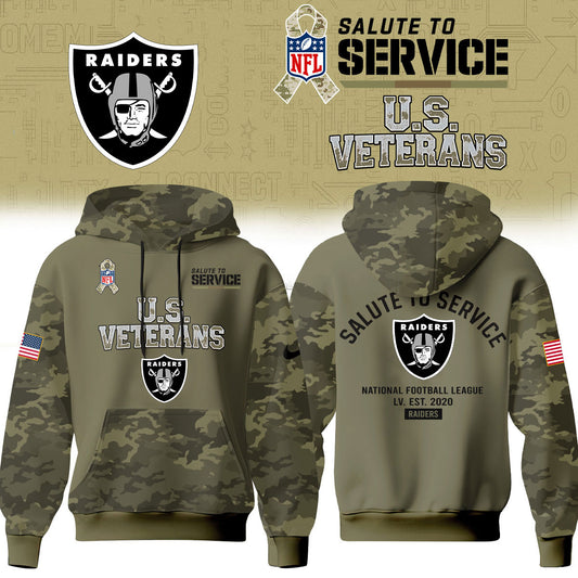 Las Vegas Raiders Salute To Service 2026 – Hoodie