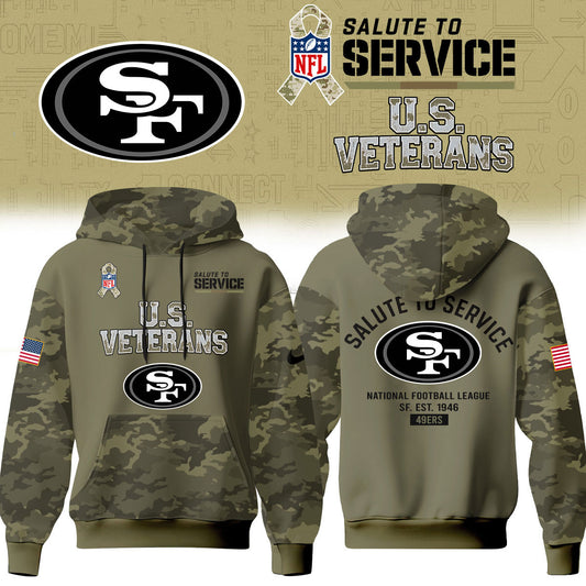 San Francisco 49ers Salute To Service 2026 – Hoodie