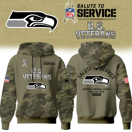 Seattle Seahawks Salute To Service 2026 – Hoodie