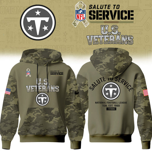 Tennessee Titans Salute To Service 2026 – Hoodie