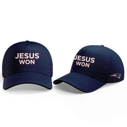 NE Patriots - Jesus Won Hoodie