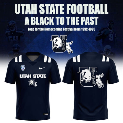 Utah State Football 𝔸 𝔹𝕃𝔸𝕊𝕋 𝕋𝕆 𝕋ℍ𝔼 ℙ𝔸𝕊𝕋 Football Jersey