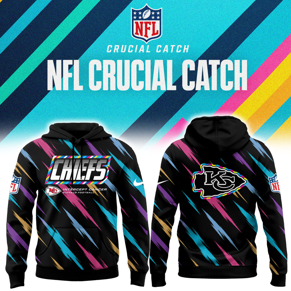 Kansas City Football Crucial Catch '26 Hoodie