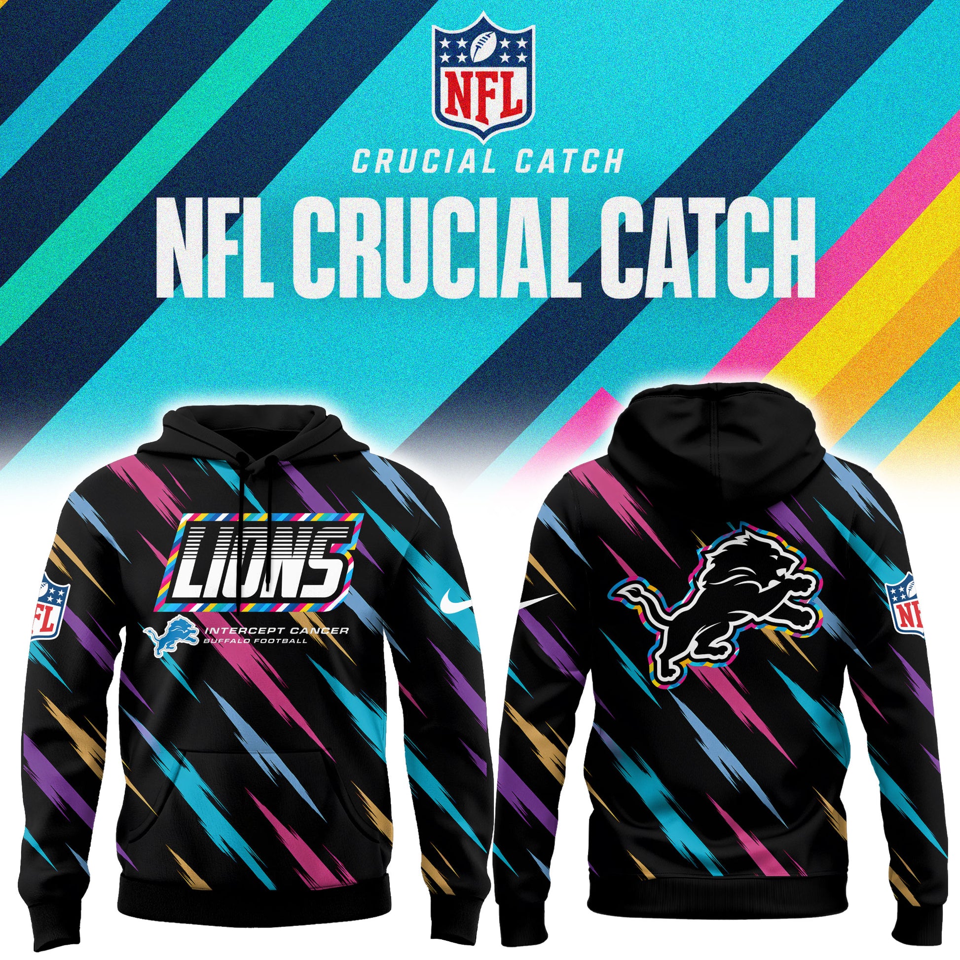 Detroit Football Crucial Catch '26 Hoodie