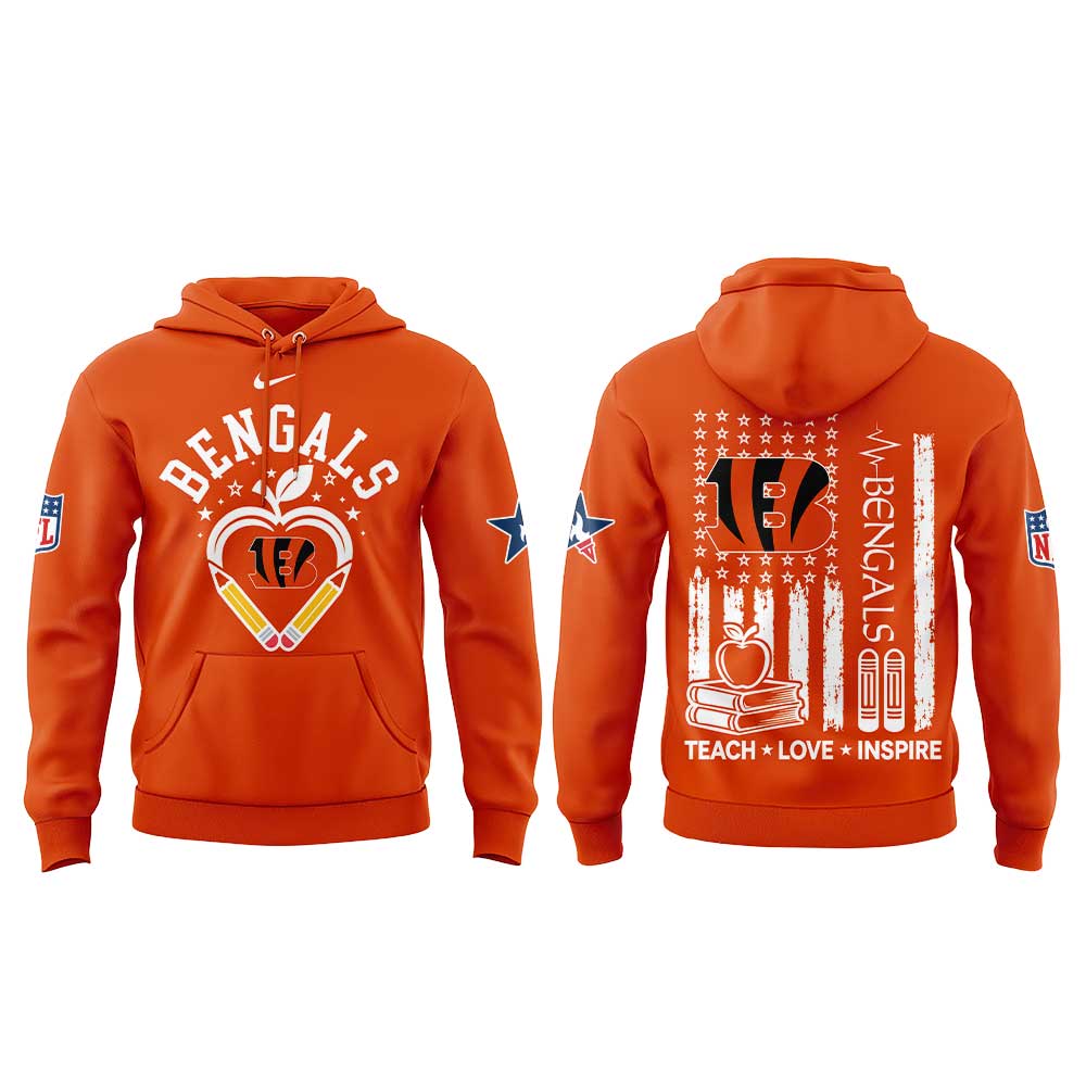 .           C Bengals Teacher Appreciation 2026 Hoodie