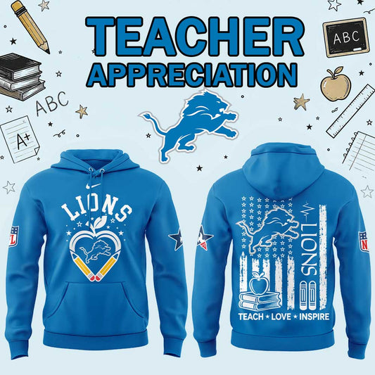 .                                                   D Lions Teacher Appreciation 2026 Hoodie