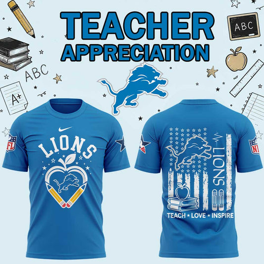 .                                                   D Lions Teacher Appreciation 2026 Shirt