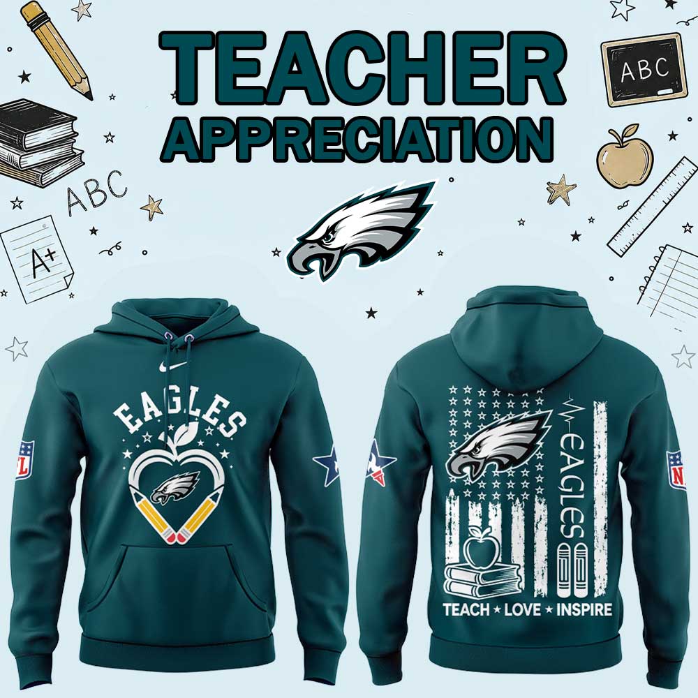 .                                 P Eagles Teacher Appreciation 2026 Hoodie