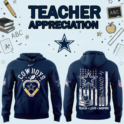 .                             D Cowboys Teacher Appreciation 2026 Hoodie