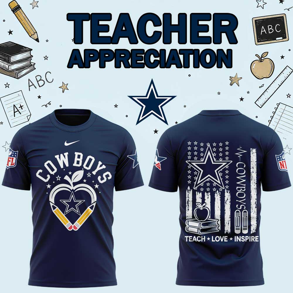 .                             D Cowboys Teacher Appreciation 2026 Shirt