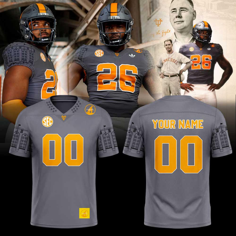 .                      Tennessee The Neyland Legacy some legacies never fade Football Jersey  Custom Name, Number