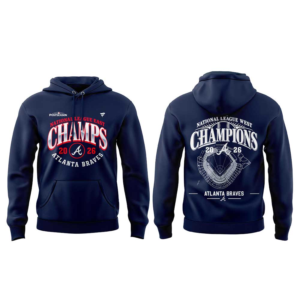 A Braves 2026 Division Champions Locker Room Hoodie