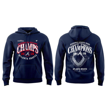 A Braves 2026 Division Champions Locker Room Hoodie